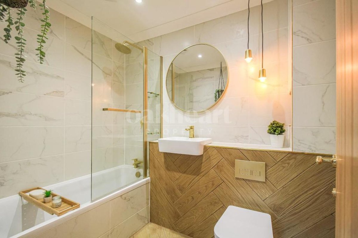 The bathroom after we finished it