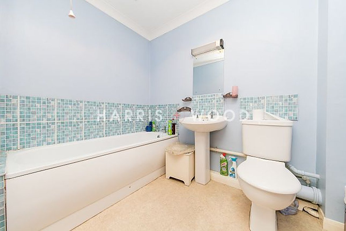 The bathroom before we started